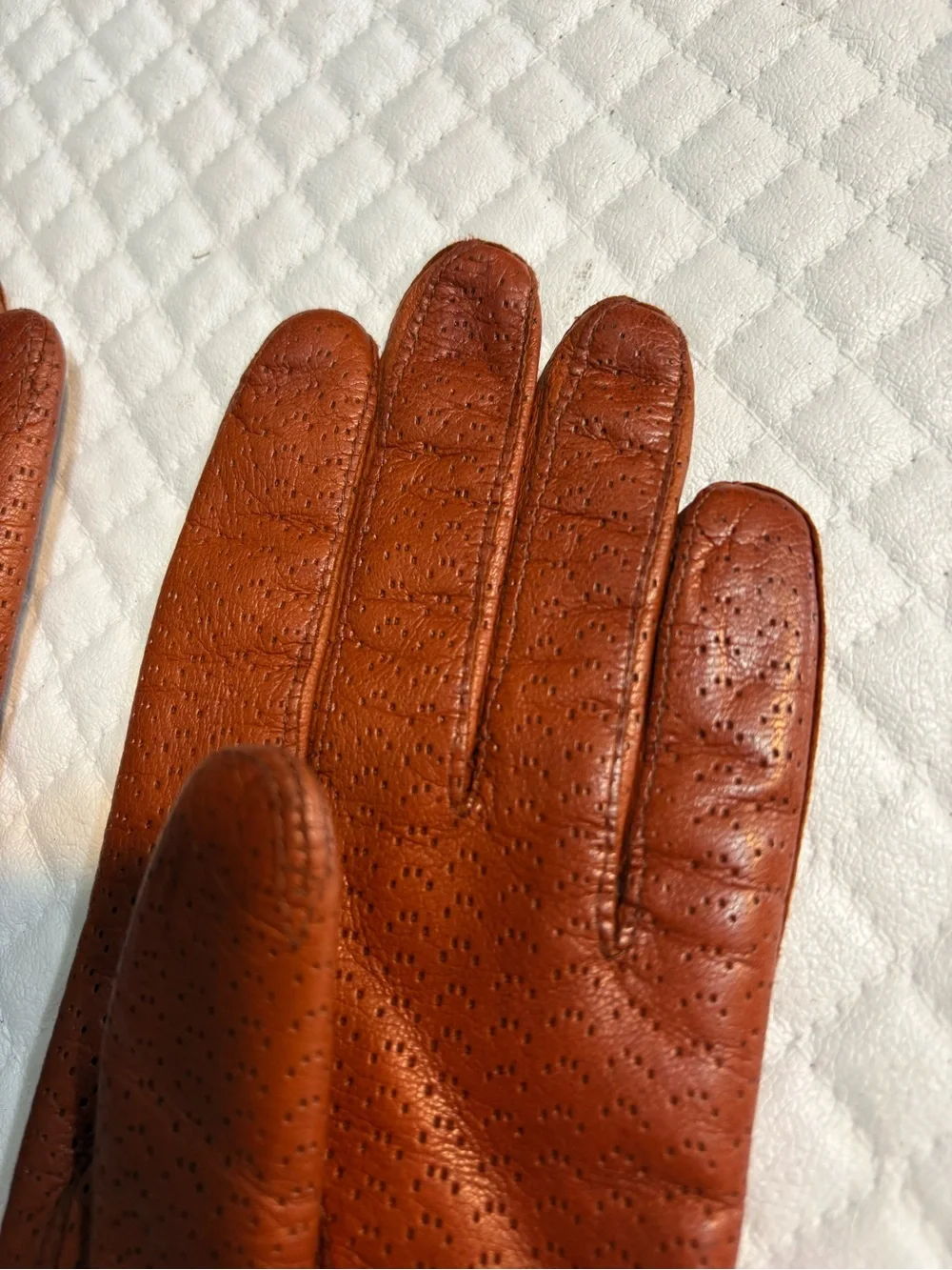 Vintage Leather Driving Gloves size 6.5